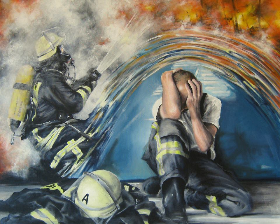 Rotes Auto blaue Tr�nen